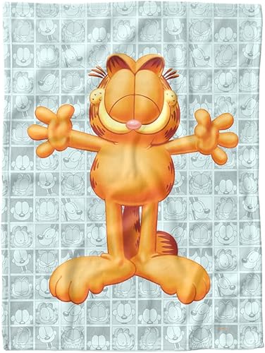Miniatura 4 de LOGOVISION Garfield - Manta ligera para bebé, 30 x 40 pulgadas, abrazos, unisex, para bebés, niñas y niños