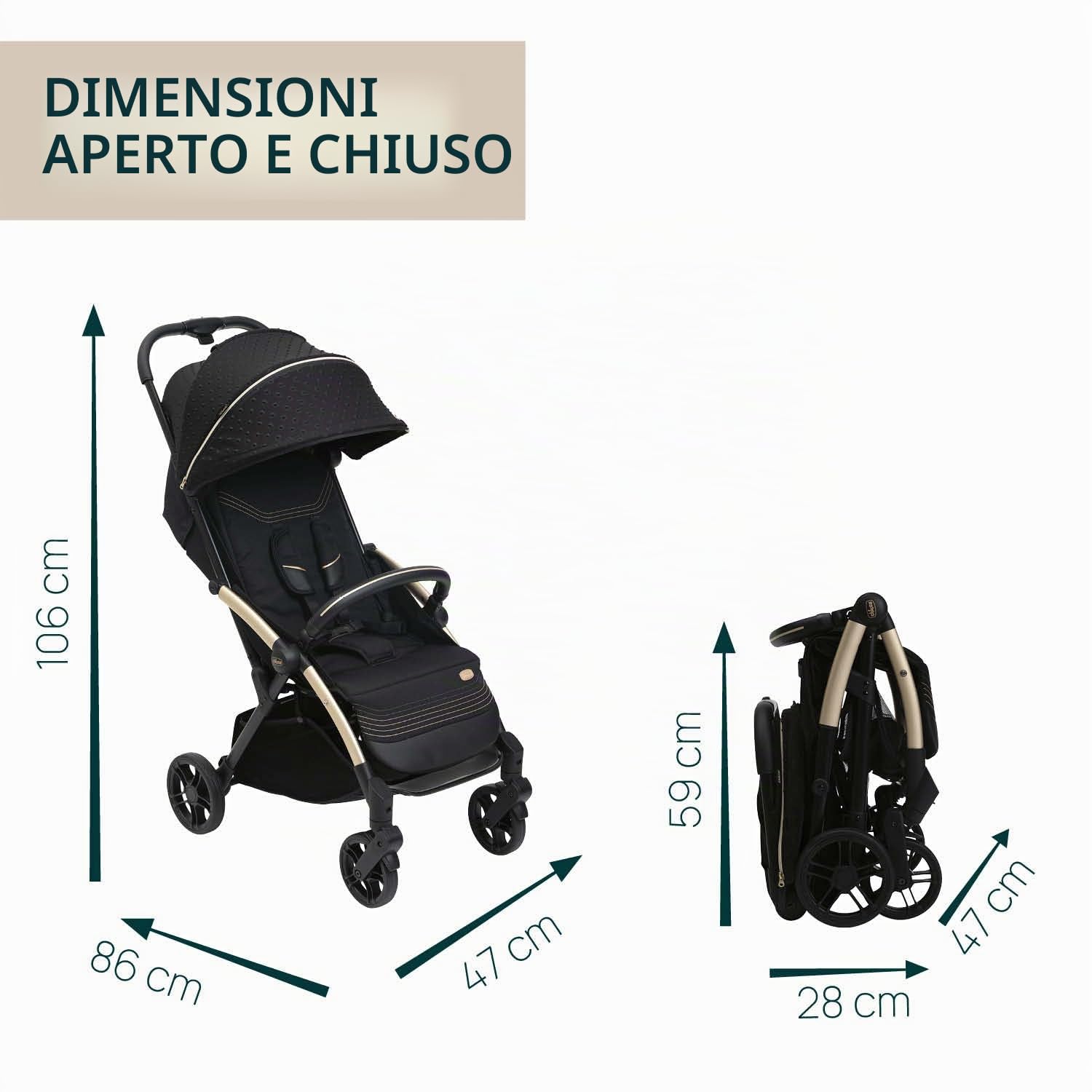 Passeggino 4 ruote Chicco