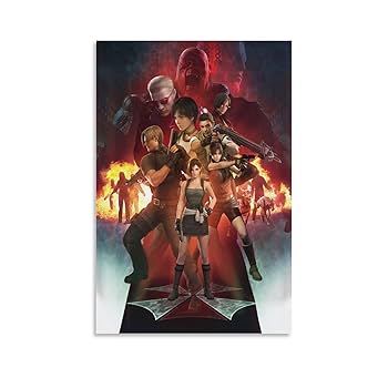 20周年限定✨バイオハザード キャンバスアート 20周年限定✨バイオハザード キャンバスアート Amazon.co.jp