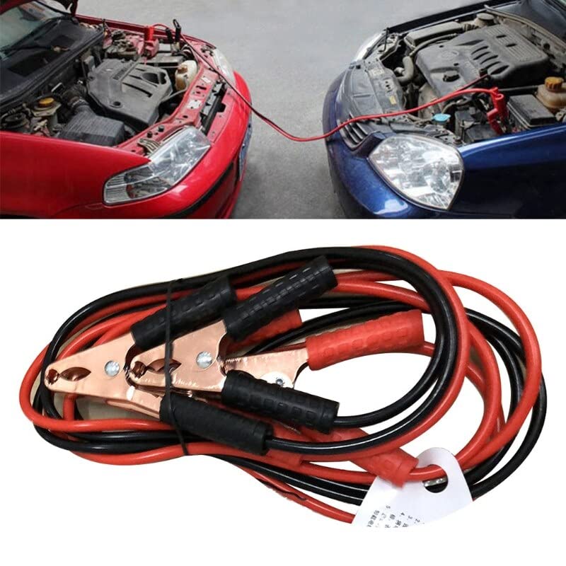 1.6/2 Metros 500A Cable de Refuerzo de Carga de energía para automóvil Abrazadera de cocodrilo Cables de Puente de batería Accesorios de Emergencia para automóvil Piezas de automóvil (Color : 3.0) (