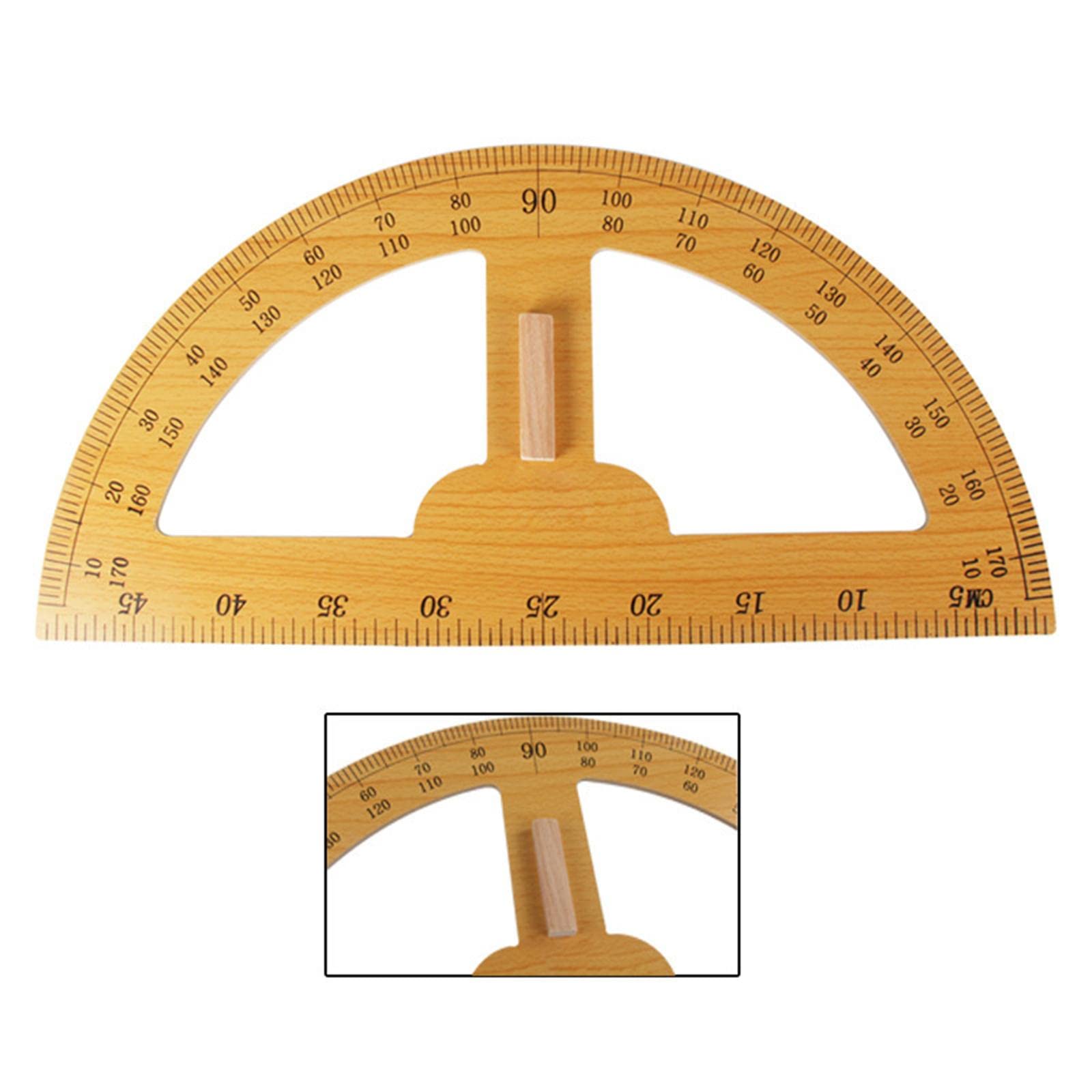 Generic Set mit Winkelmesser, Und 45° Lineal (groß)