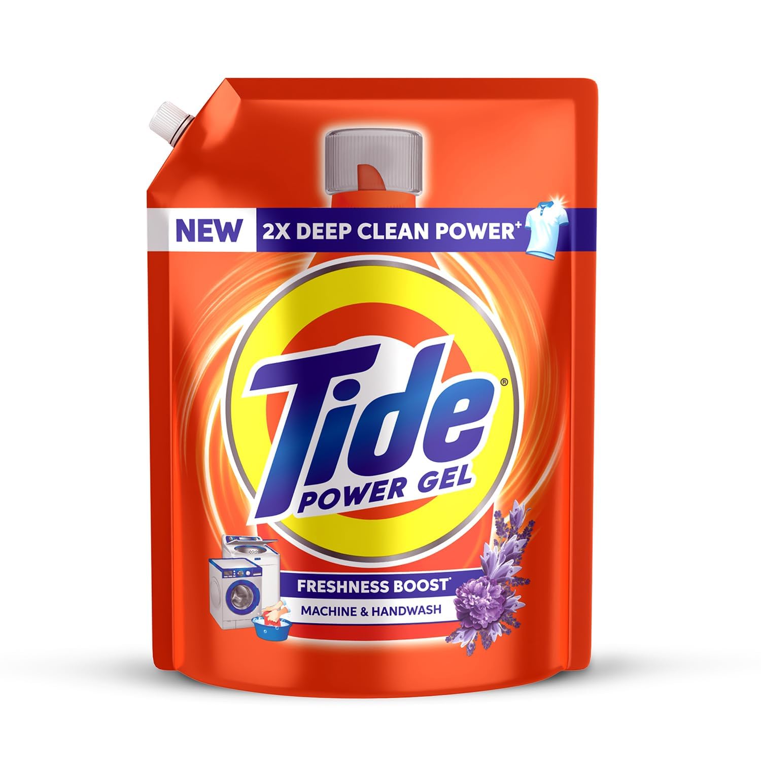 Tide Power Gel Liquid Detergent for Top Load & Front Load - 1kg | 2x Deep Clean Power | Removes Stains & Dirt | Freshness Boost | Fresh Fragrance-picture-13