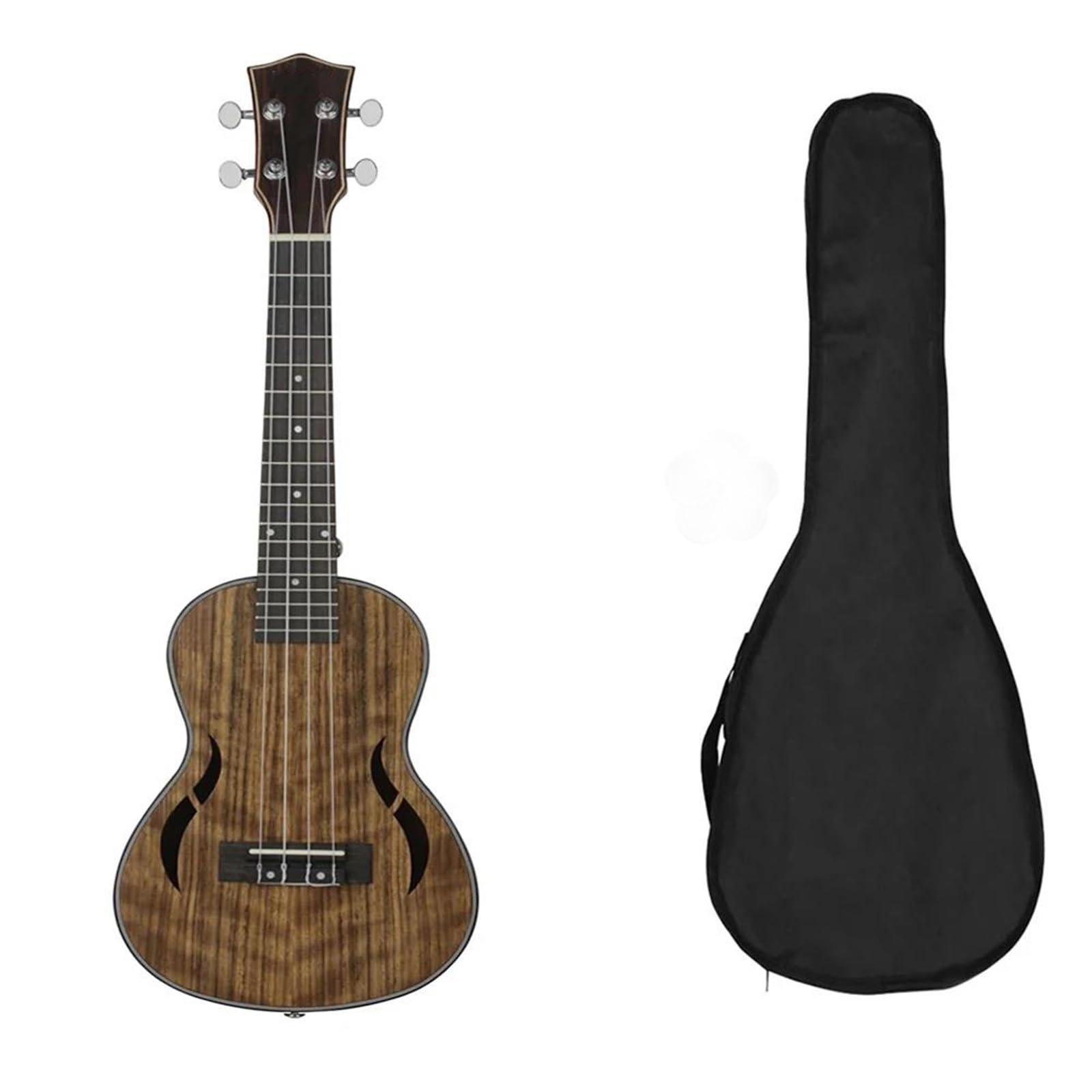 Kit Per Ukulele Ukulele A 4 Corde In Noce Per Chitarra Hawaiana Da 23 Pollici Con Accordatore(Ukulele)