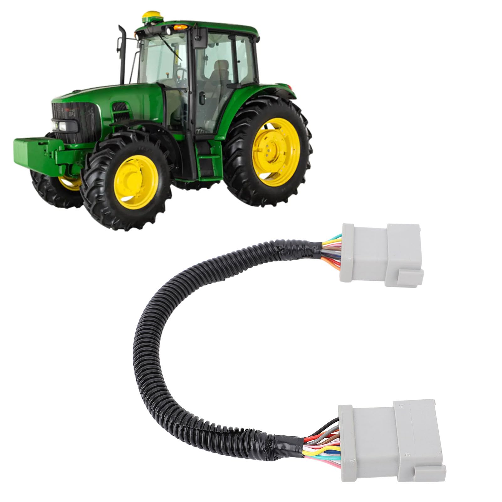 Yctze Faisceau de Câbles de Changement de Genre, Câble de Changement de Genre Pfp10470 de Remplacement pour Récepteur GPS Greenstar avec Conception Plug and Play pour équipement Agricole