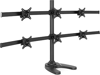Amazon.com: VIVO Hex LCD Monitor Height Adjustable 6 Screen Desk