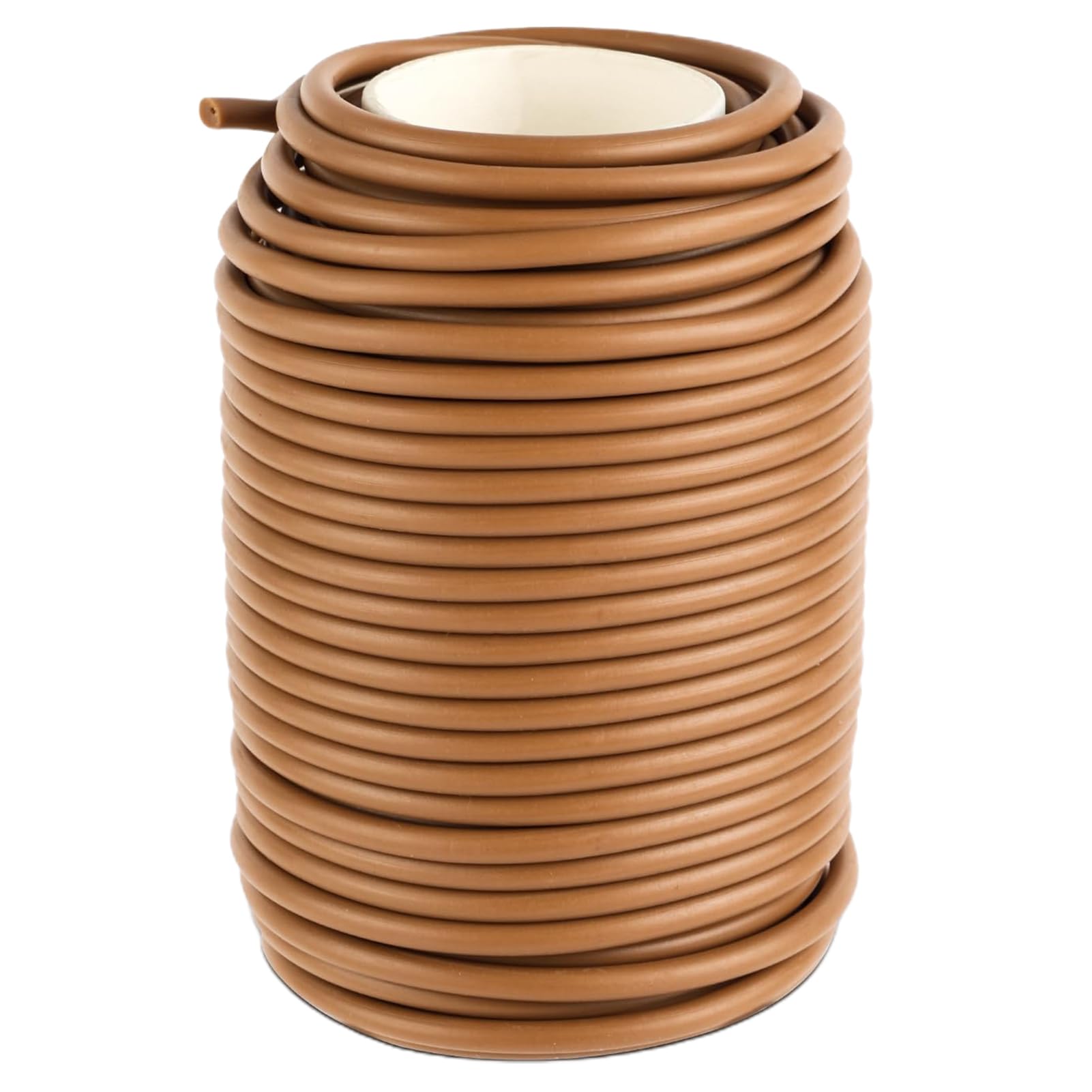 Altsuceser 1 Roll Soft Plant Ties Plant Twist Ties Reusable Waterproof Plant Wire Heavy Duty Garden Wire Soft Twist Plant Tie to Support Plant Vines Stems & Stalks and for Home Organization Dark Brown