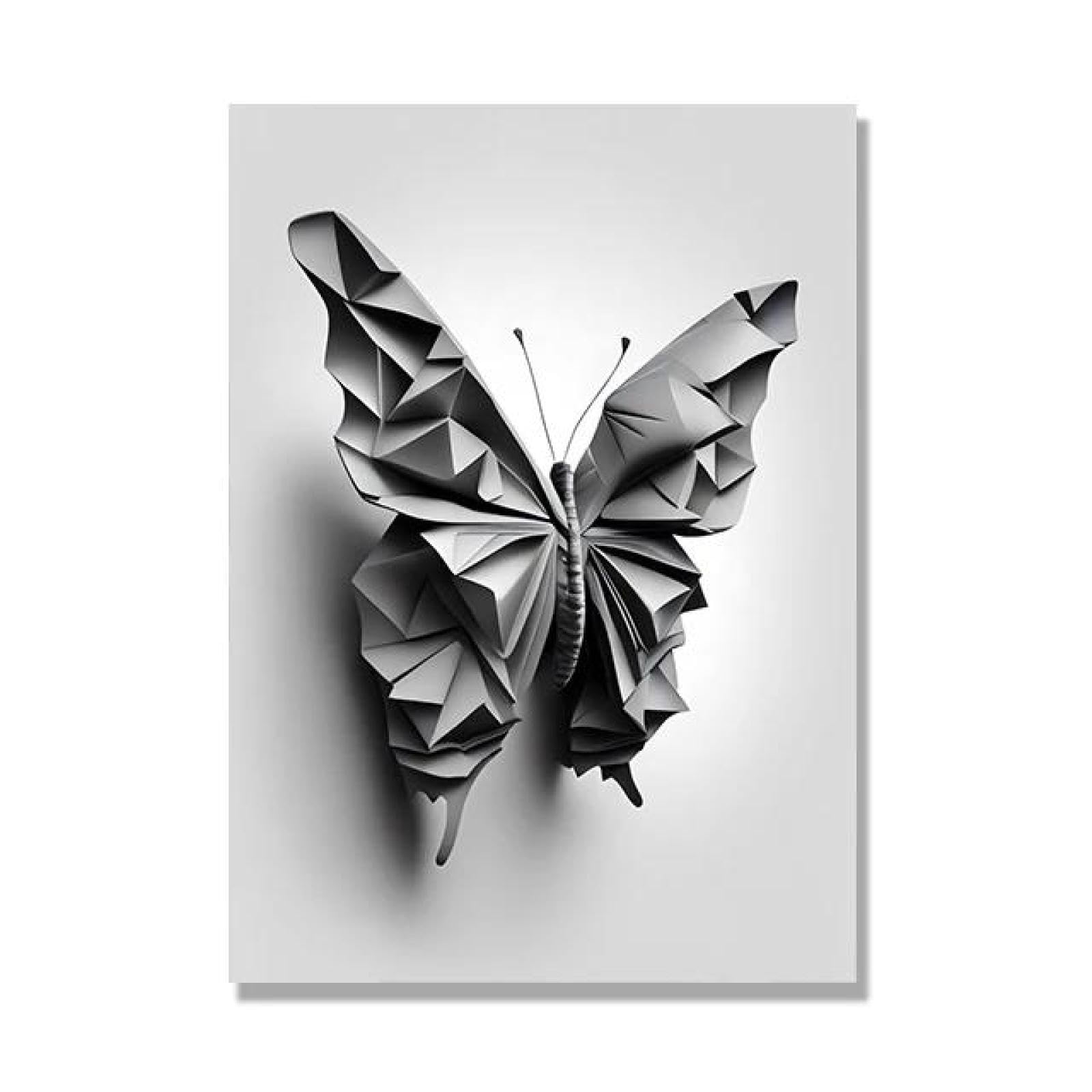 Yocheng Animal Origami Art Posters Abstract Canvas Painting Wall Print Picture Living Room Home Decor 21x30cm No Frame