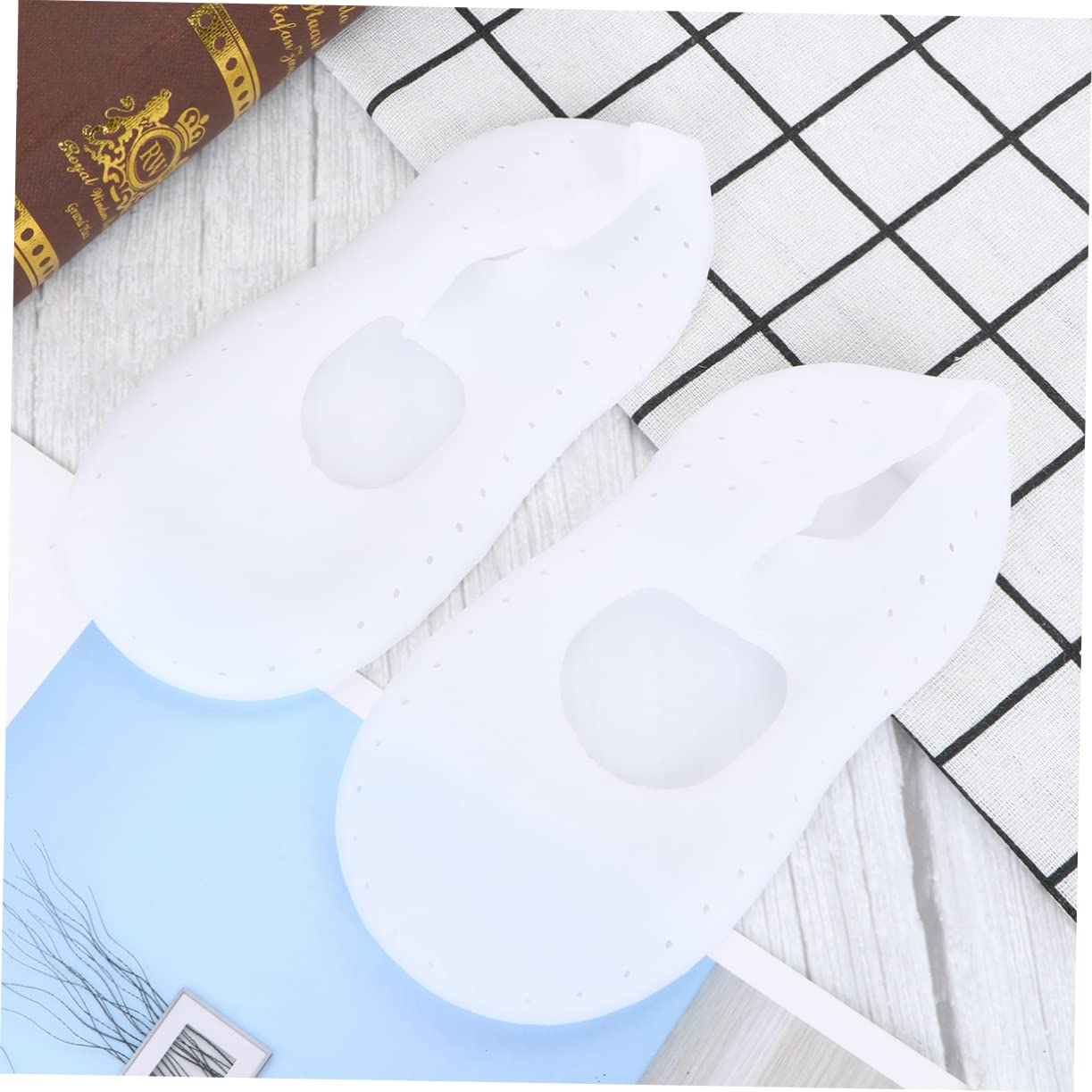 Abaodam Breathable Holes Socks Elastic Waterproof Boat Socks for Water Sports Size s