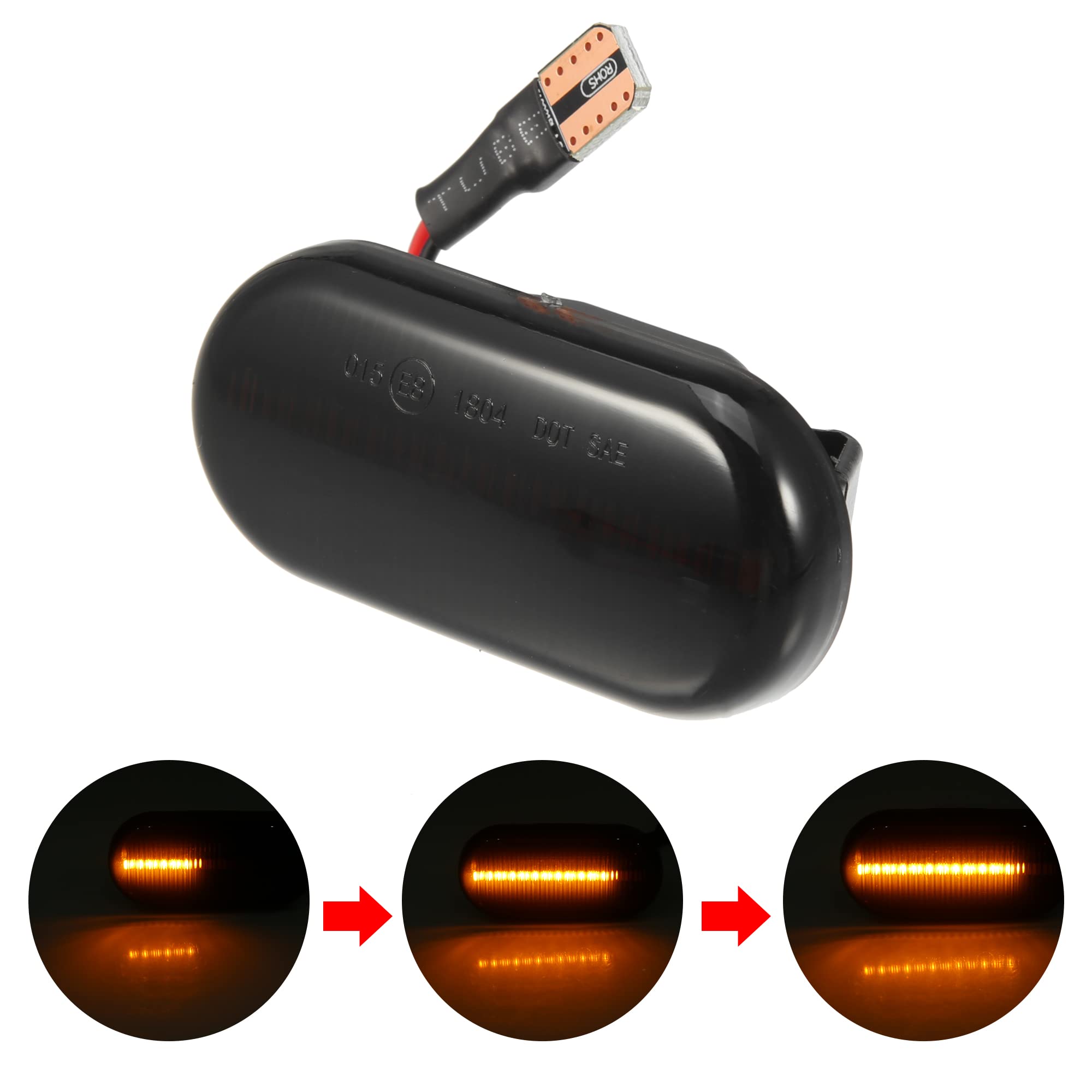 AV11枚 Amazon.com: X AUTOHAUX 1 Pair Car Markers Accessories Side