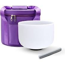 Hye-eun 12inch Large Crystal Singing Bowl 432hz B Note for Sound Meditation