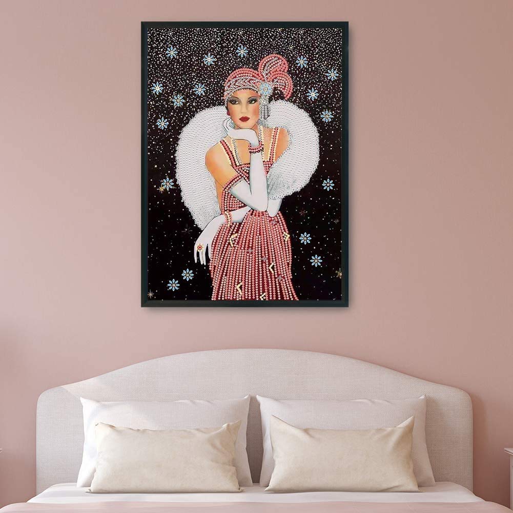 Diy 5D Diamond Painting Kits,Forme Spéciale Diamant Peinture,Point De