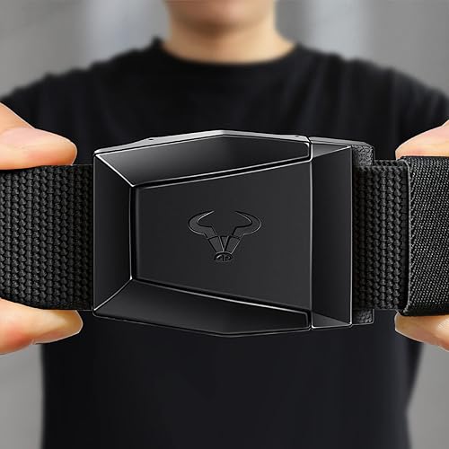 Miniatura 2 de BULLIANT Cinturón táctico para hombre, cinturón de trabajo militar de nailon de 1.5 pulgadas con hebilla de liberación rápida resistente