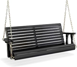VINGLI Upgraded Patio Wooden Porch Swing