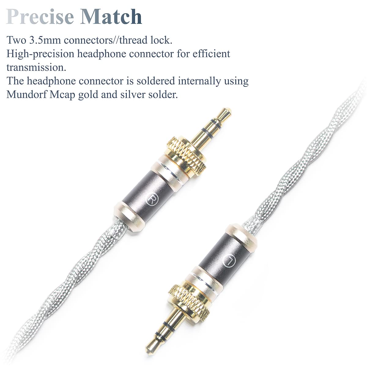 6N Single Crystal Silver Headphone Cable for Sony MDR-Z7 MDR-Z7M2 MDR-Z1R 4.4mm 4PinXLR Plug Balanced Hi-Fi Headphone Audio Upgrade Cable (4.4mm Plug)