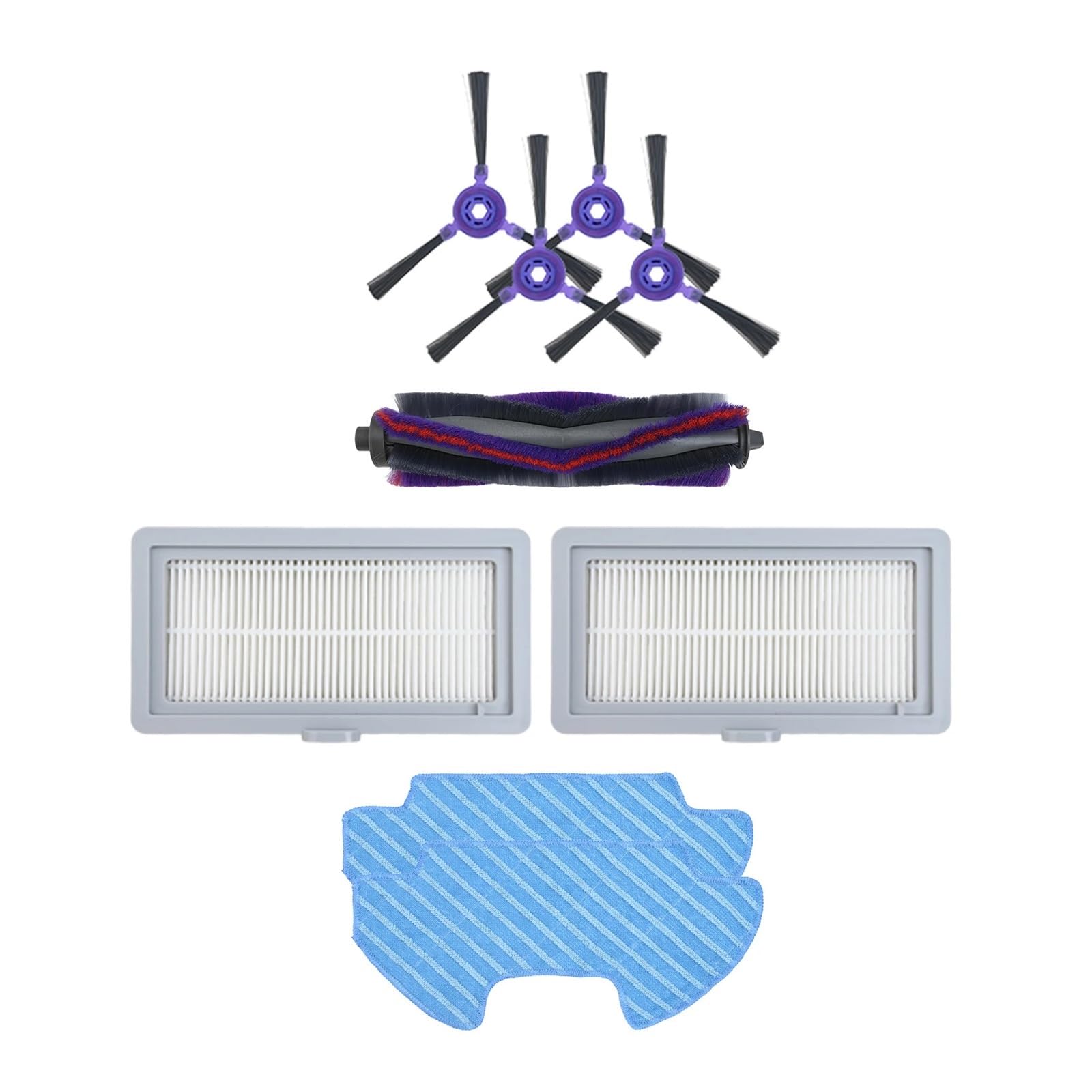 Kit Spazzola A Rullo E Spazzole Laterali 2 In 1, Parti Di Ricambio For Aspirapolvere Robot, Compatibile Con Samsung PowerBot VR05R503 SA DJ81-00167A