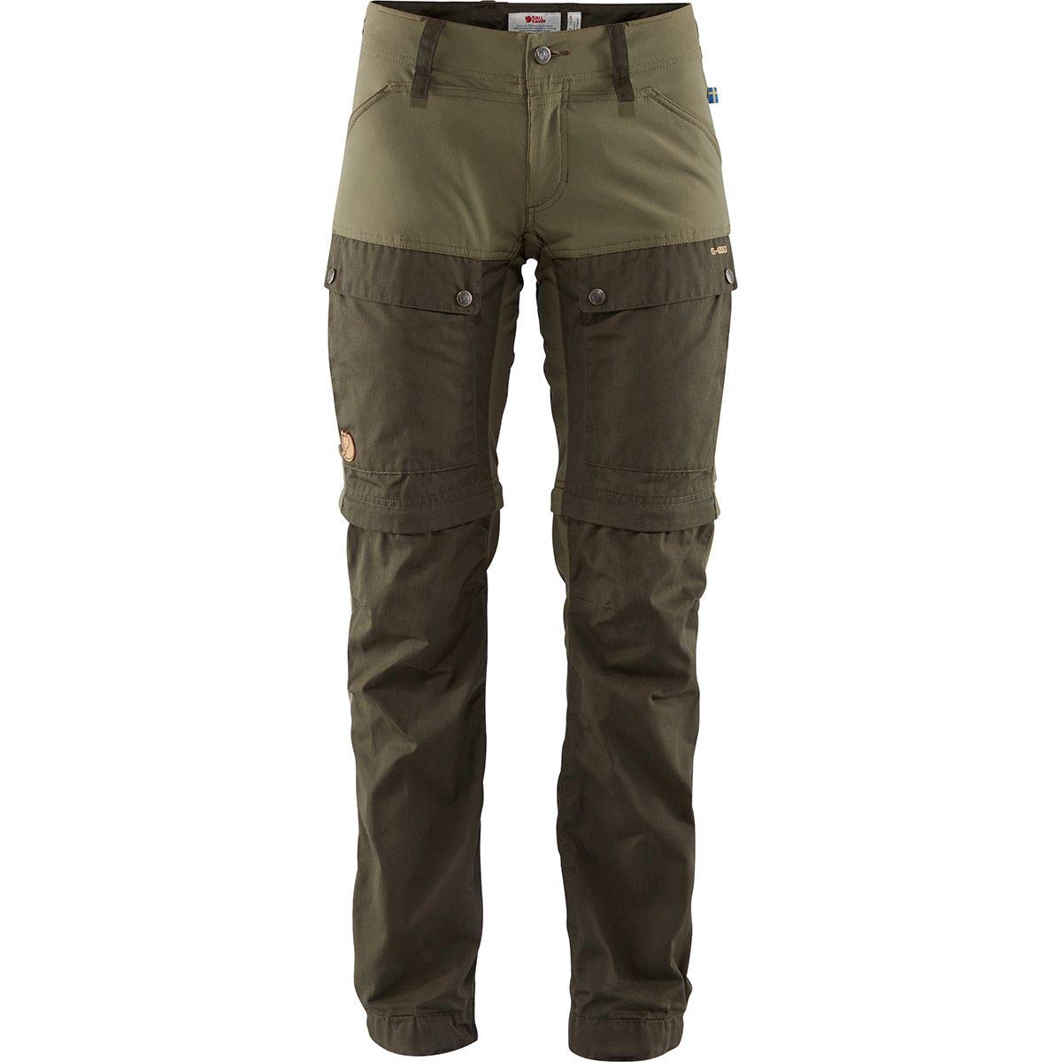 FJALLRAVEN F89851-662-625 Keb Gaiter Trousers W Deep Forest-Laurel Green 38