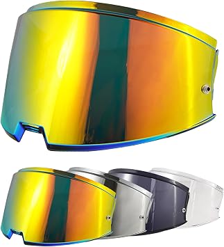 VCOROS FF906 Helmet Shield Replacement for Advant Flip up Modular Helmet | Impact Resistant ,UV400 Protection,Tinted Face Shield for FF906 Advant Modular Helmet Visor Accessories