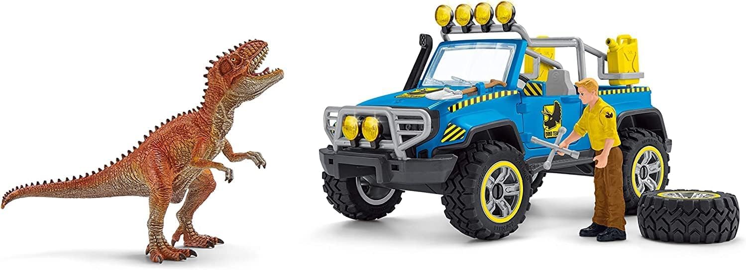 Schleich 41464n Playset Todoterreno con asentamiento de Dinosaurios