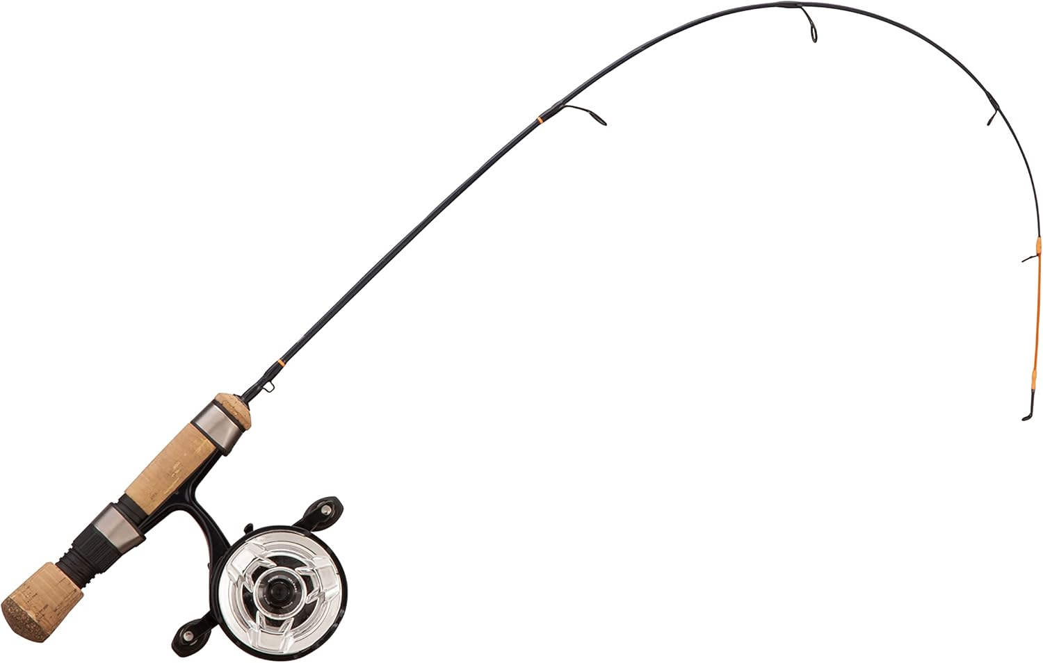 13 FISHING The Snitch/Descent Inline Ice Combo Black 25" QT (Quick Action Tip) Left