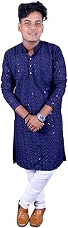 yuvina fashion Buy Men Blue Colour Kurta Pajaama-picture-21