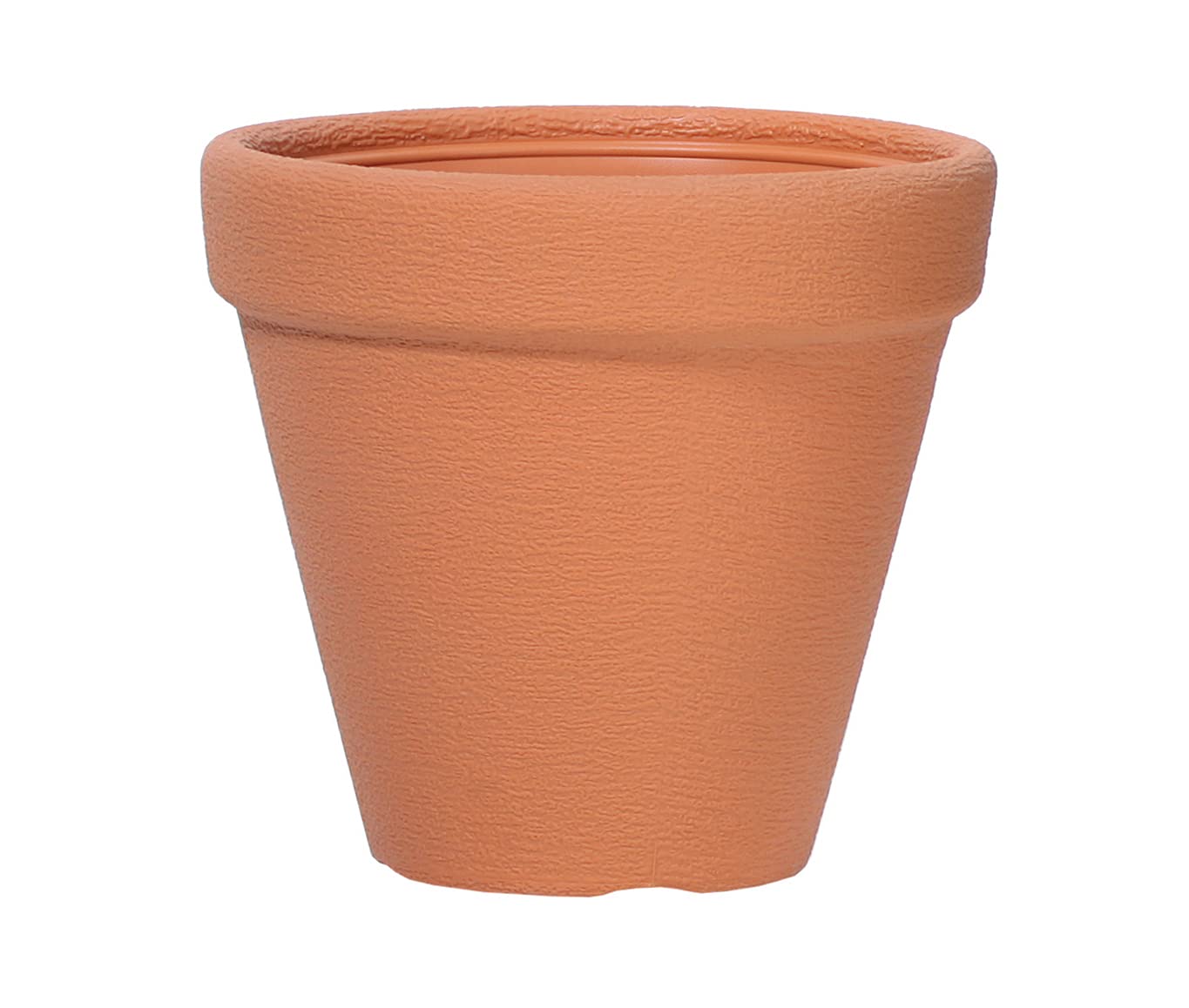 URBNLIVING Classic Round Plastic Plant Pot Garden Indoor Flower Grow Planter Decoration (Terracotta, 350mm)