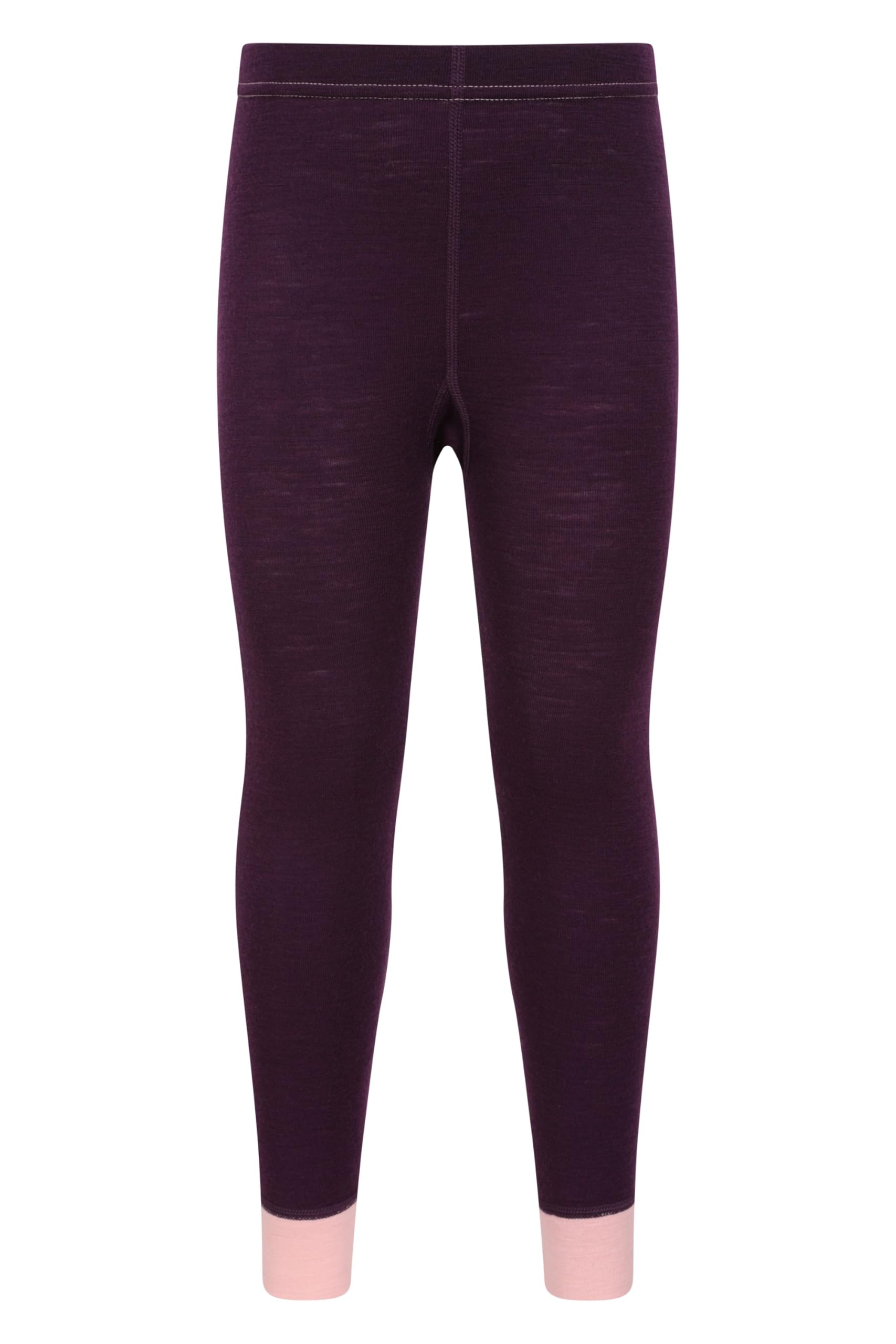 Mountain Warehouse Merino Kids Baselayer Pants Berry Kids Size 2-3 Years
