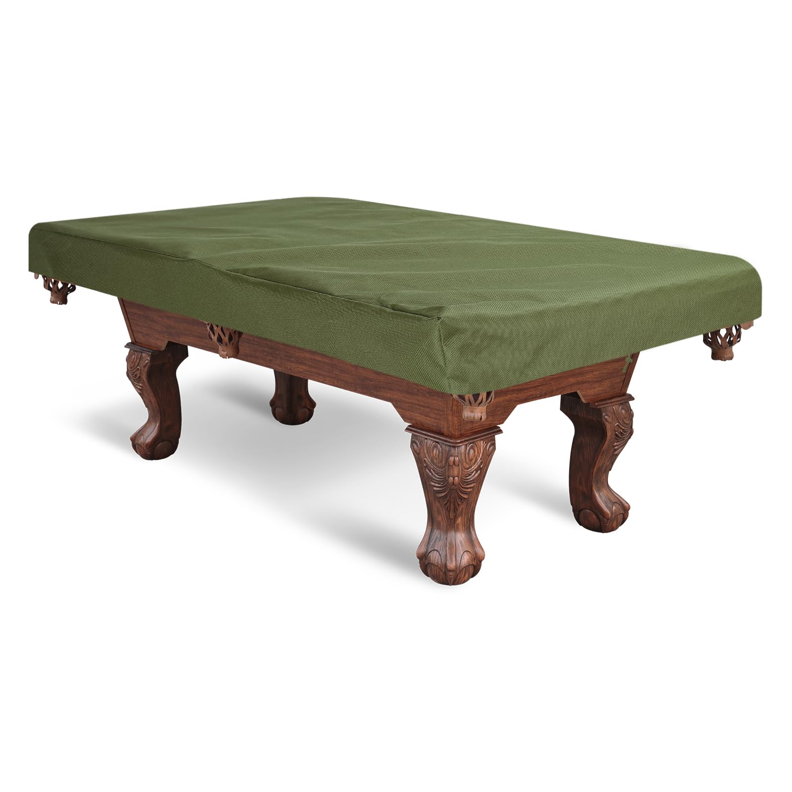 PATIKIL Billiard Pool Table Cover 7 Feet, Oxford Waterproof Outdoor Indoor Dustproof Billiard Table Cover Billiards Accessories for Protecting Pool Table Home Club Bar, Green