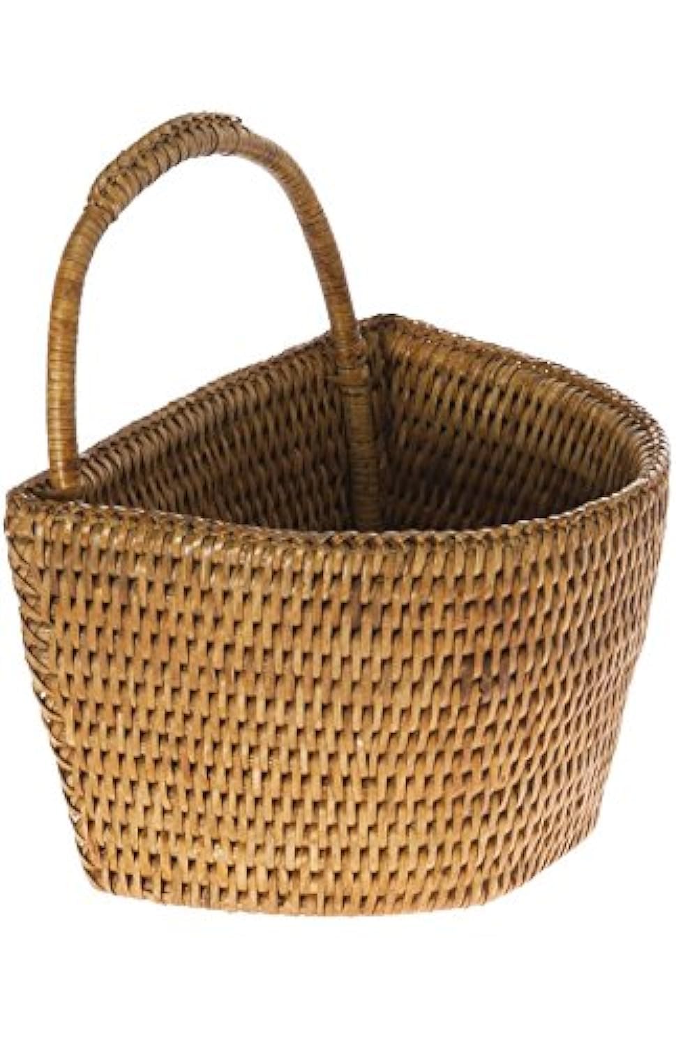 KOUBOO 1060074 La Jolla Wall Basket, Small, Honey Brown
