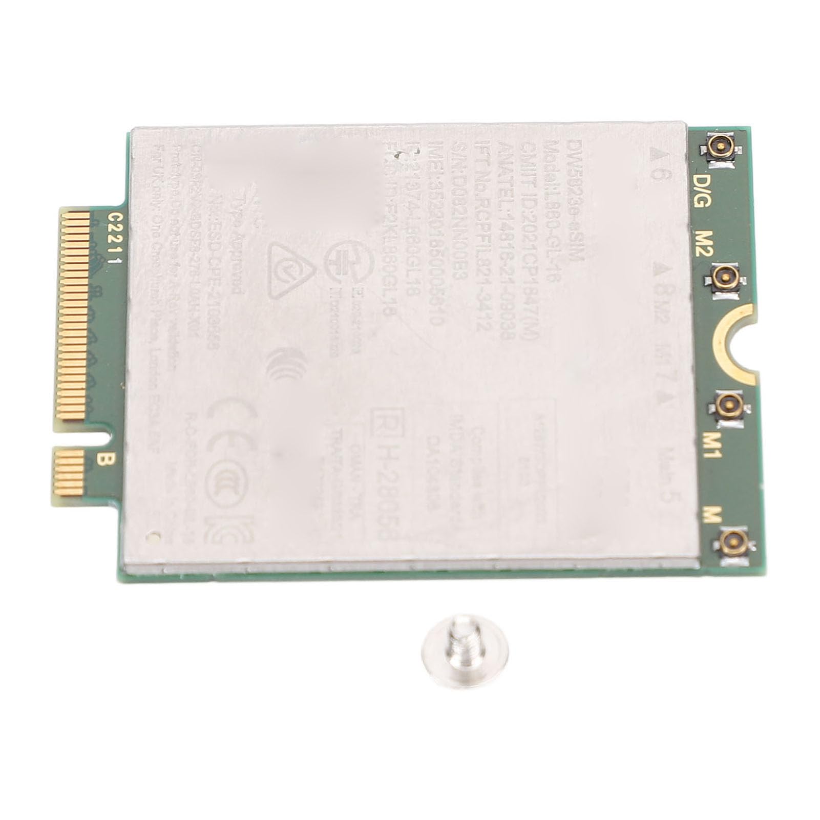 POENVFPO Tarjeta de Red del Módulo 4G LTE, Velocidad de Internet de 1 GB/s para Latitud/precisión, Soporte de Banda Global, Diseño Duradero