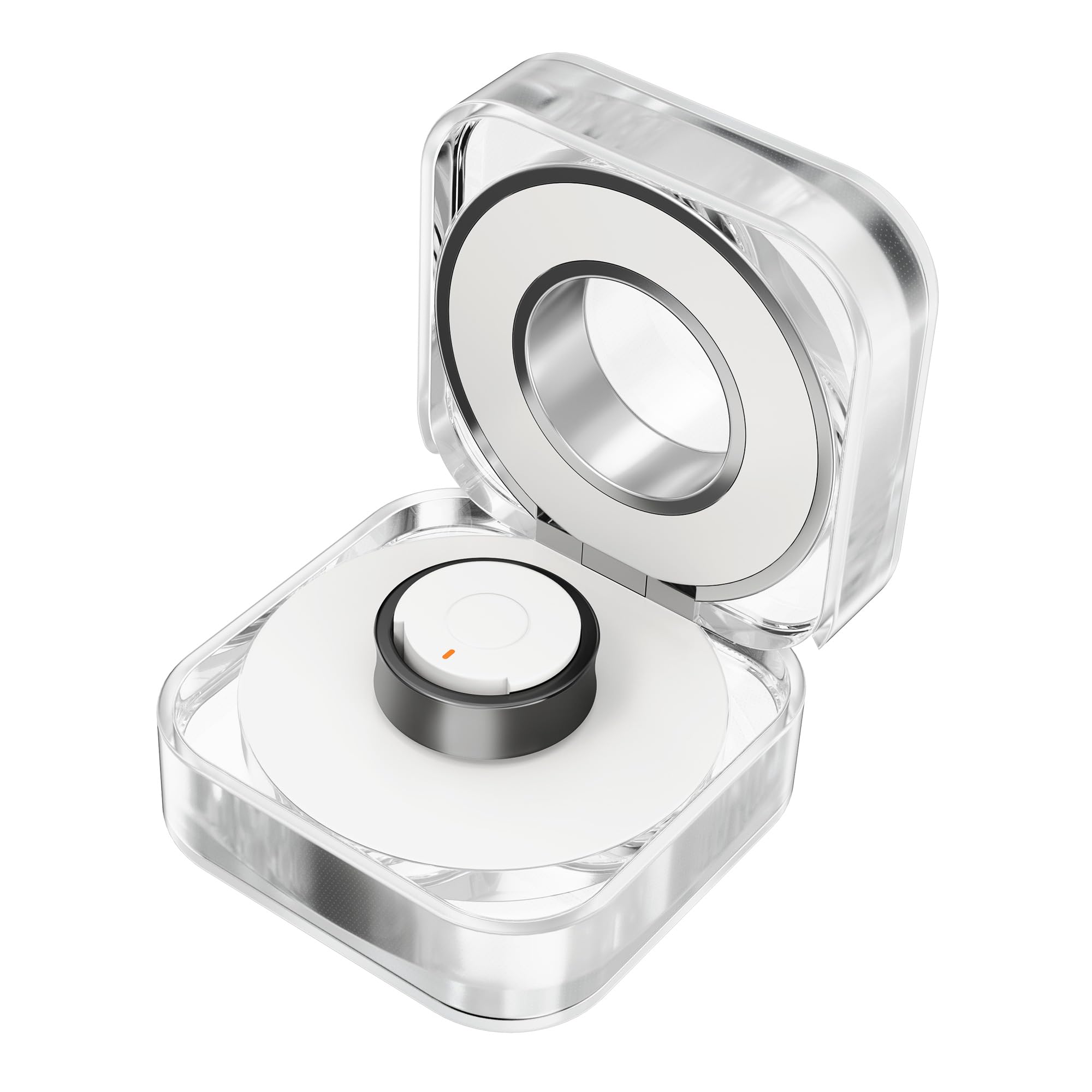 kwmobile Cover Custodia Smart Ring Compatibile con Samsung Galaxy Ring Cover - Case Protettiva in TPU per Anello Smart Trasparente - trasparente
