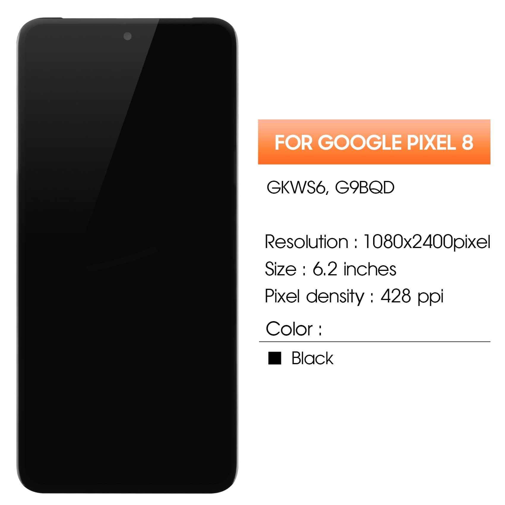 Amazon.co.jp: Google Pixel 8用OLED スクリーン交換用 Google Pixel 8