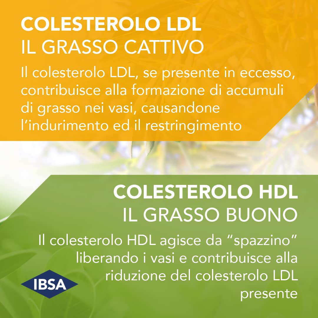 IBSA Colesia Soft Gel 30 Bipack Capsule Molli Made in Italy Integratore alimentare a base di fitosteroli, riso rosso e polifenoli dell’olivo, con Fieno greco e Olio di lino