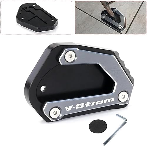 Miniatura 8 de for SUZUKI V-Strom 650XT DL650 V Strom 650 DL 650 2021 2022 Motorcycle Accessories Kickstand Side Stand Extension Enlarger Pad (Size  V-Strom Gold)