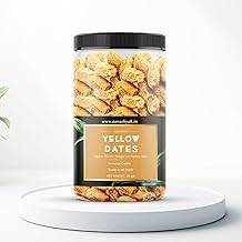 Aavashyak Premium Yellow Dry Dates | Peela Khajoor | Kharik | Kharak | Kharek | Pila Chuara | Natural & Healthy Superfood | Rich in Nutrients & Fiber (350gm)