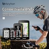 Radar de vélo Bryton GARDIA R300L avec feu arrière – Alertes visuelles et sonores pour Les véhicules Jusqu’à 190 mètres, Angle de Vue de 220°, Compatible avec l’Application - 3