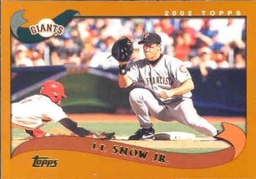 2002 Topps Series 1 Baseball #74 J.T. Snow San Francisco Giants Official MLB Trading Card