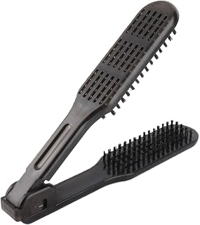 Cepillo Para Planchar Cabello Herramientas Para Peinar la Barba Cepillo Para Alisar el Cabello Cepillo Para Alisar el Cabello Antiestático de Doble Cara Cepillo Para Alisar el