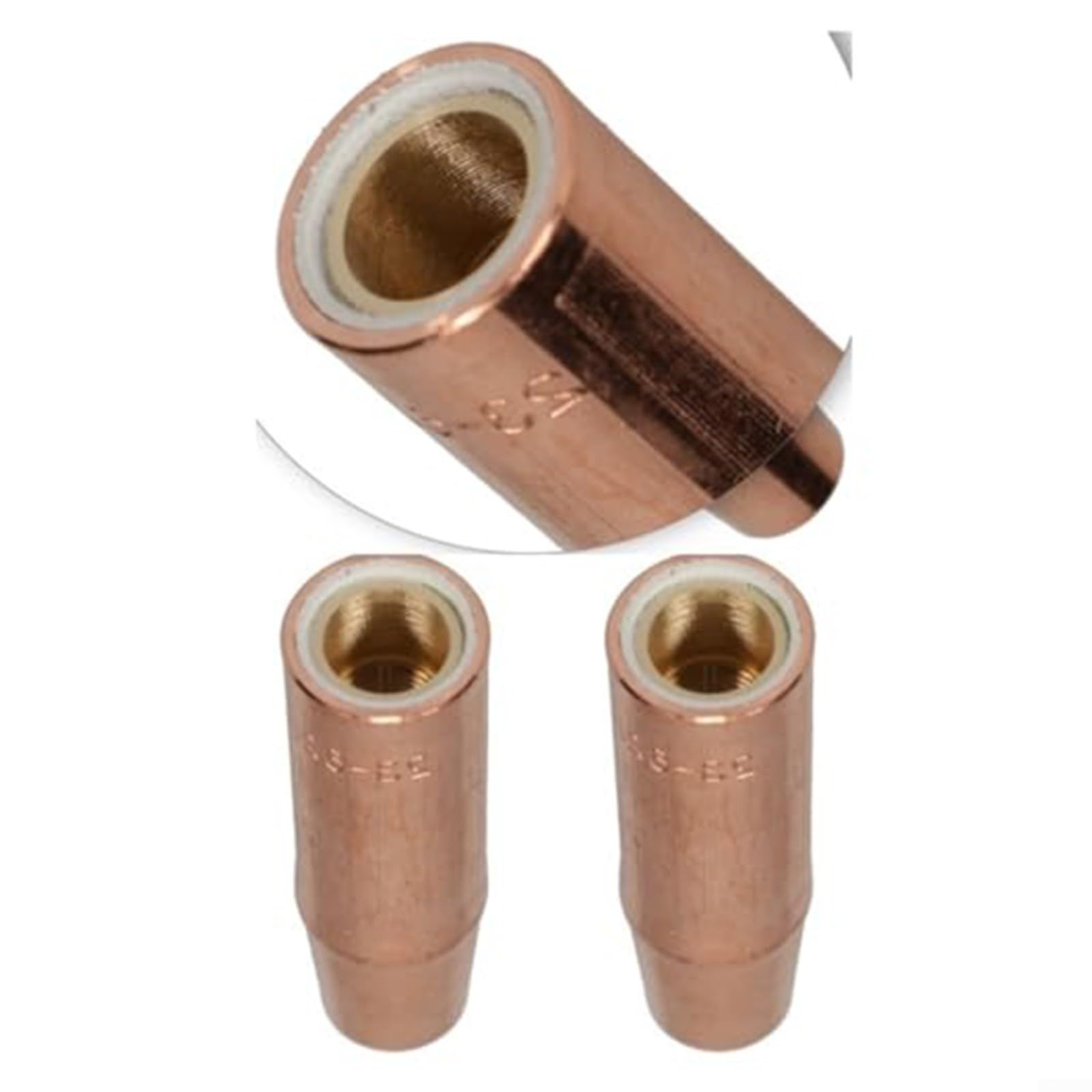 23-62 MIG ugelli di saldatura 5/8" foro ad alta conducibilità rame 5pcs per Lincoln 200 300 400