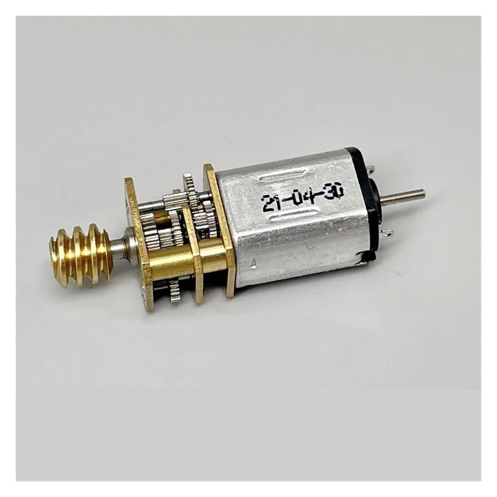 LHAOEEEYG N20 Gear Electronic Starter Dual Shaft Full Metal Gearbox Reduction Electronic Starter DC 3V 5V 104RPM Large Torque Worm