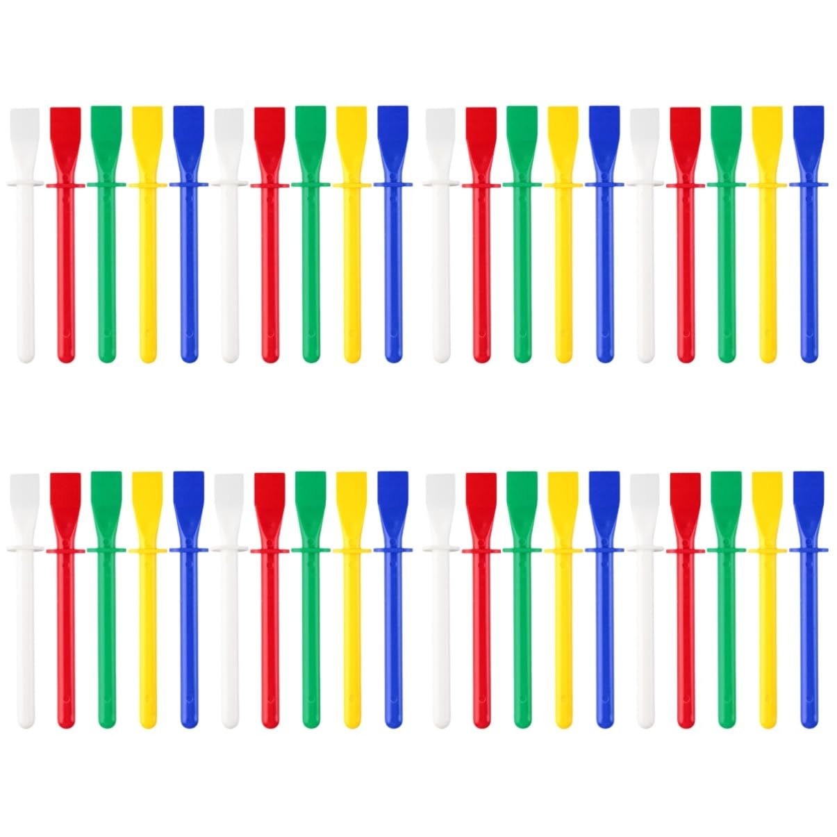 OSALADI 4 Set Striscio Di Colla Fai Da Te Glue Bastoncini Applicatori Di Colla Bastoncini Di Colla Jumbo Adesivo Spalmatore Di Colla Per Pellame Spatola Per Colla Materiale Pp 10 Pezzi * 4