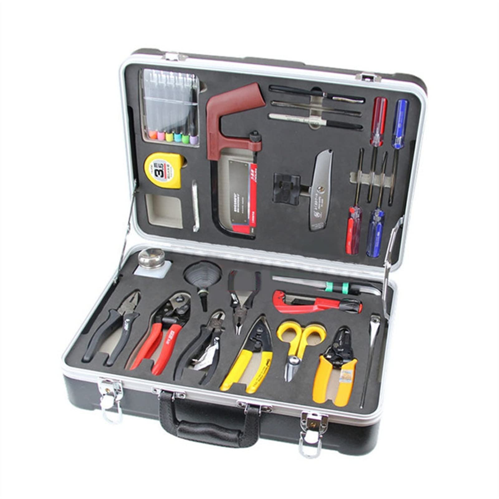 Fiber Cleaver, TM630A Optical Fiber Communication Field Thermal Welding Multi-Purpose Supporting Cable Construction Toolbox