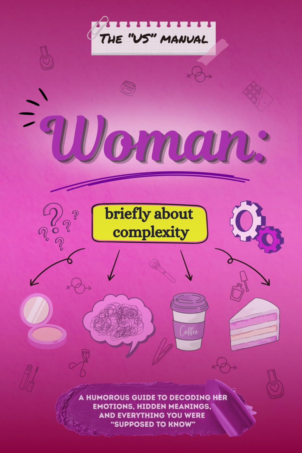 The "Us" Manual. Woman: briefly about complexity: A humorous guide to decoding her emotions, hidden meanings, and everything you were “supposed to know”