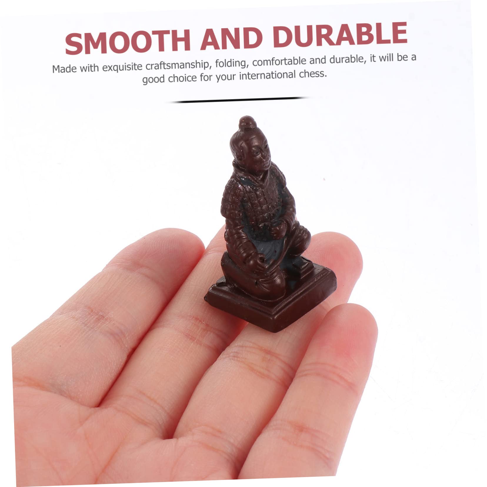 Scacchiera Pieghevole Rossa in Legno e Lega, Set 1 Pezzo | Oggetto Scenico Creativo, Facile da Trasportare, Design Stabile, per Scacchi Decorativi e Giochi da Tavolo