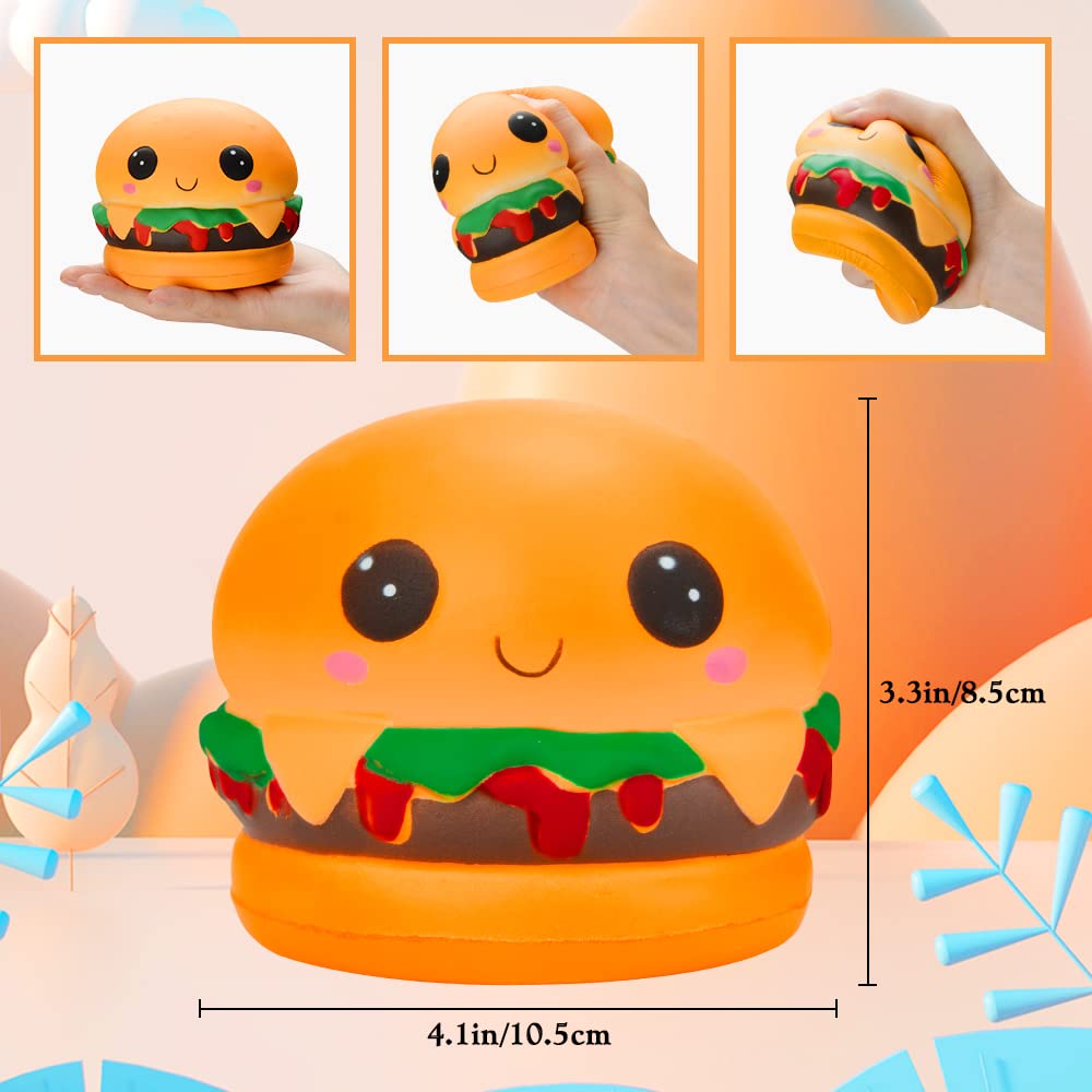 Squishy Kawaii 4 Piezas – Juguetes Antiestrés De Lento Descenso, Suaves Y Perfumados, Con Diseños Adorables Para Niños Y Adultos – Tamaño 9x5 Cm