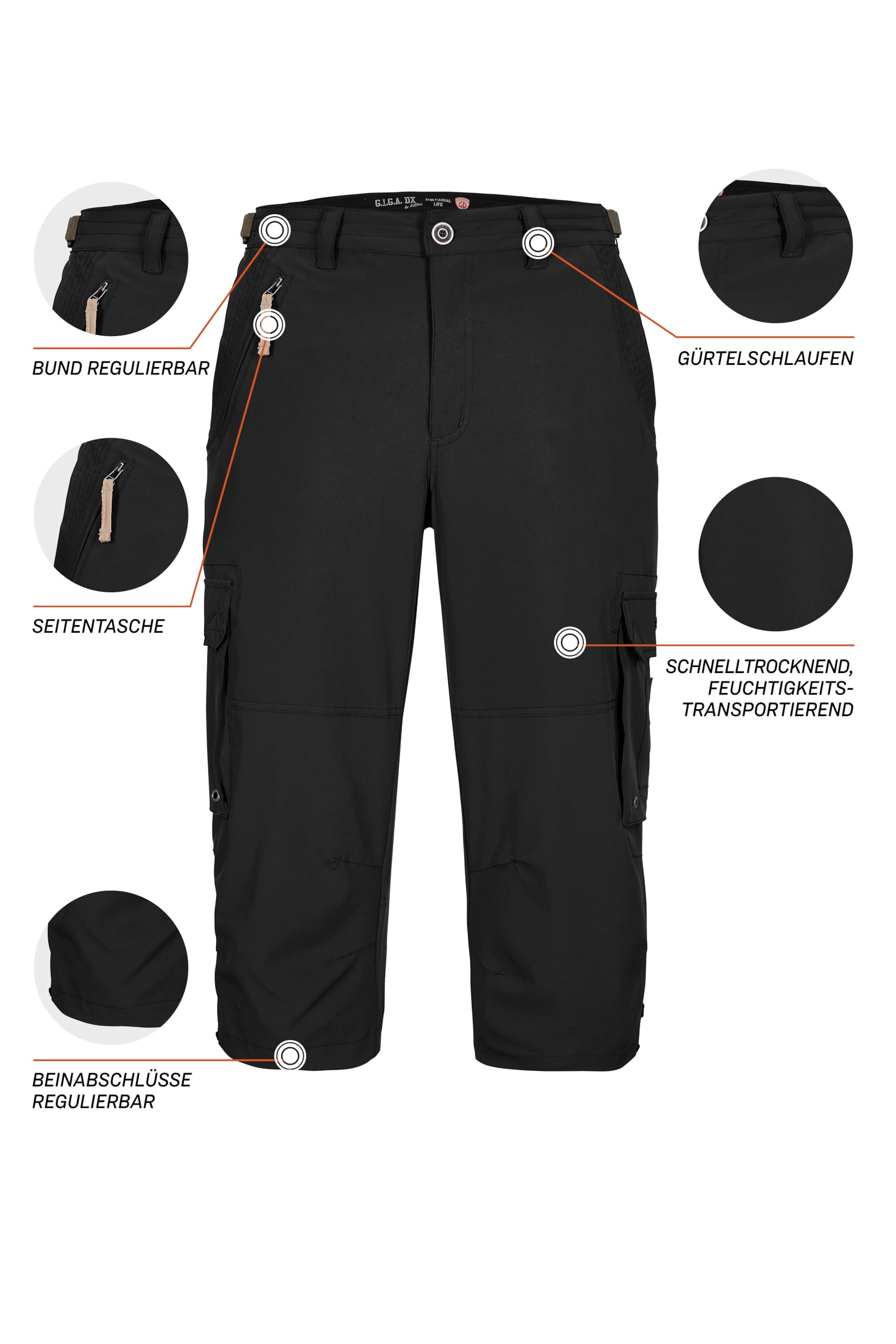 G.I.G.A. DX Herren 3/4 Hose Gs 35 Mn Pnts