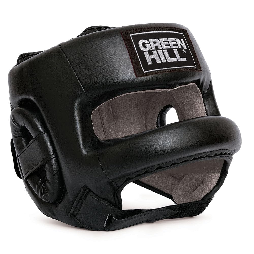 GREEN HILL CASCO DA BOXE SIMILPELLE CASTLE BARRA PARA NASO CASCHETTO PUGILATO