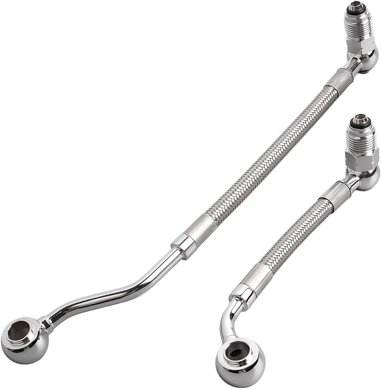 HDFL-005 EFI Fuel Injection Line Kit Fit For Harley-Davidson Touring 95-99 Includes 1 Supply Line & 1 Return Line Fits Road King FLHR Electra Glide FLHT Magneti Marelli EFI Replaces HDFL005 0706-0296