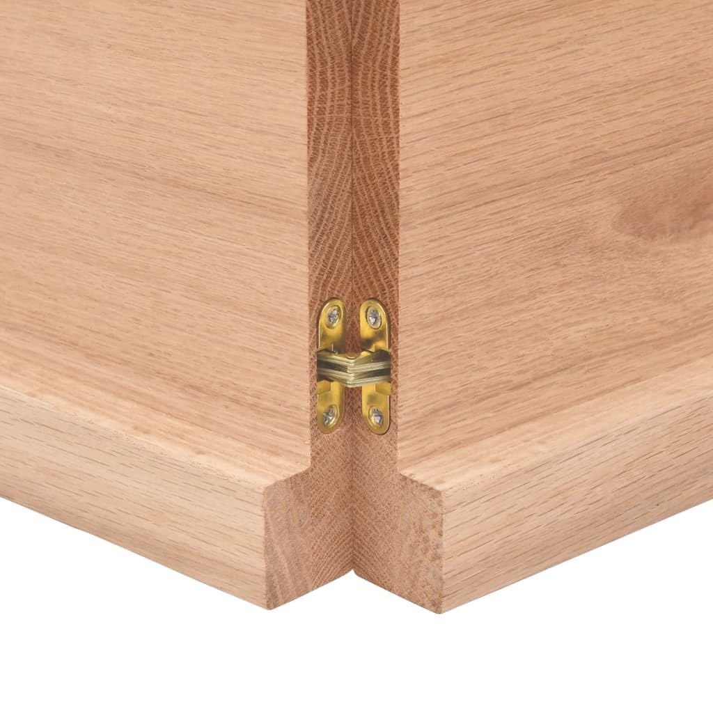 Homgoday Piano del tavolo marrone chiaro 180 x 60 x (2-4) cm in legno massello trattato Live Edge, piano di ricambio per cucina e caffè, tavolo da pranzo, scrivania, piano di lavoro, mobili da banco