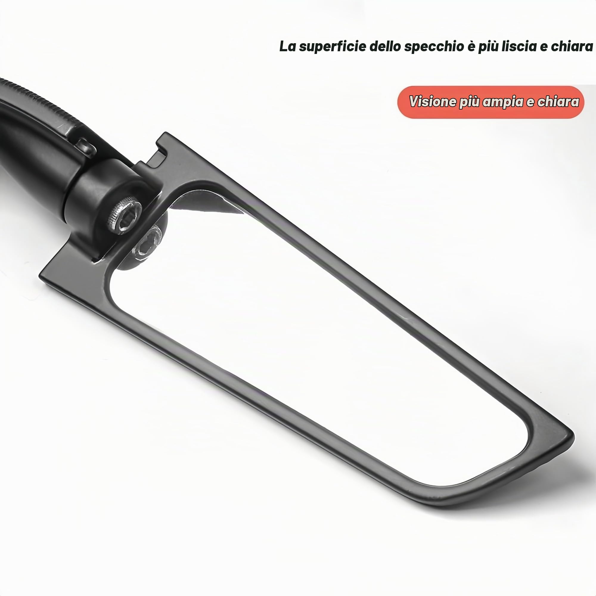 Specchietti retrovisori per moto, girevoli a 360° con indicatori di direzione a LED Specchietti invisibili per Honda CBR600RR, per Kawasaki Ninja 300, per Suzuki GSXR 600, per Yamaha, per Ducati