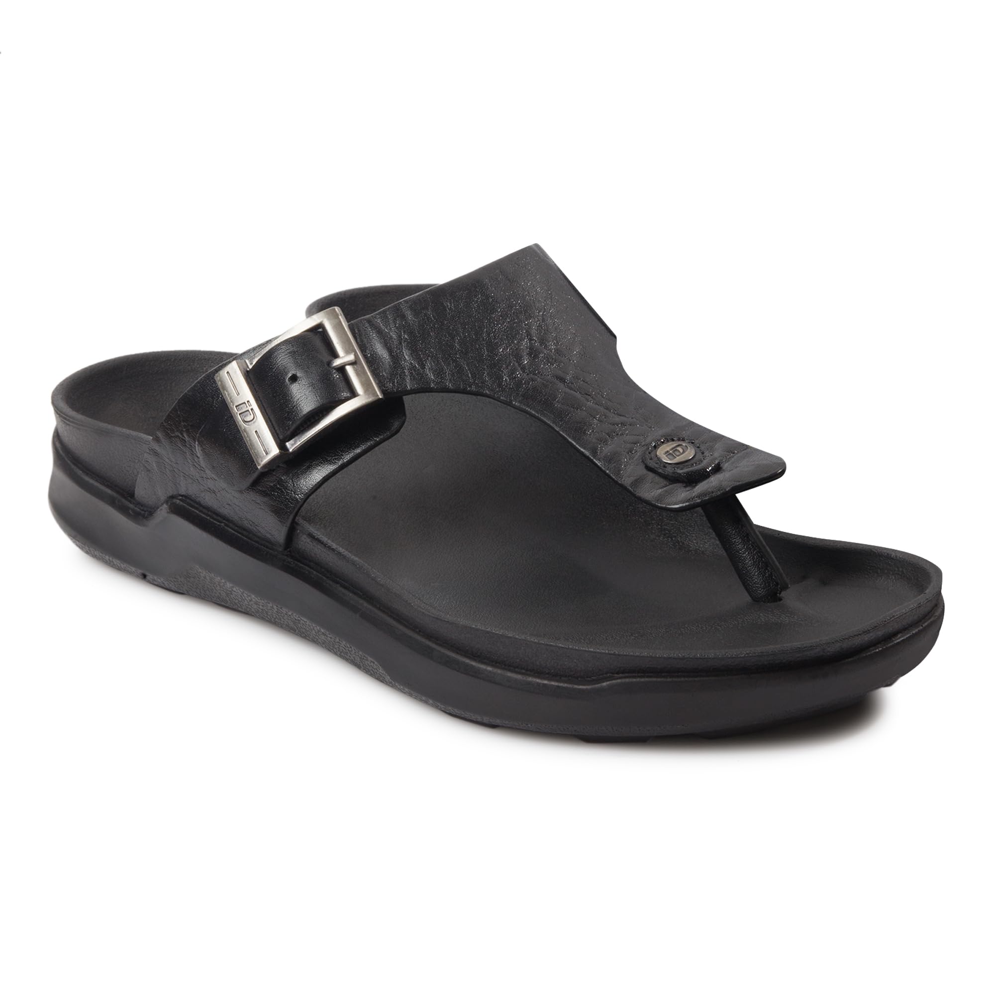 id Men's Casual | Comfortable | Stylish Black Thong Sandals-picture-20